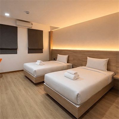 Twin room window side